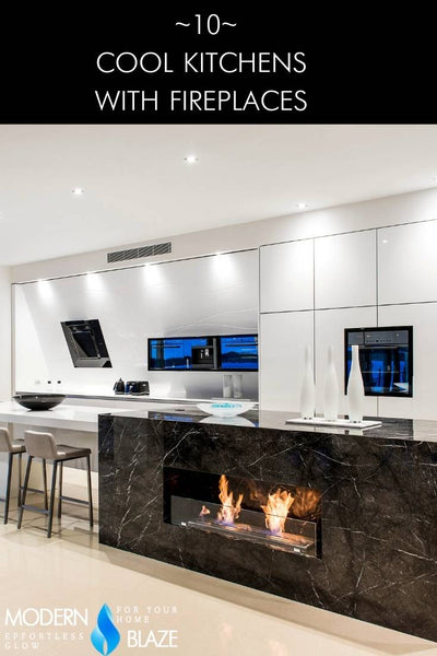 10 Cool Kitchens With Fireplaces Ideas