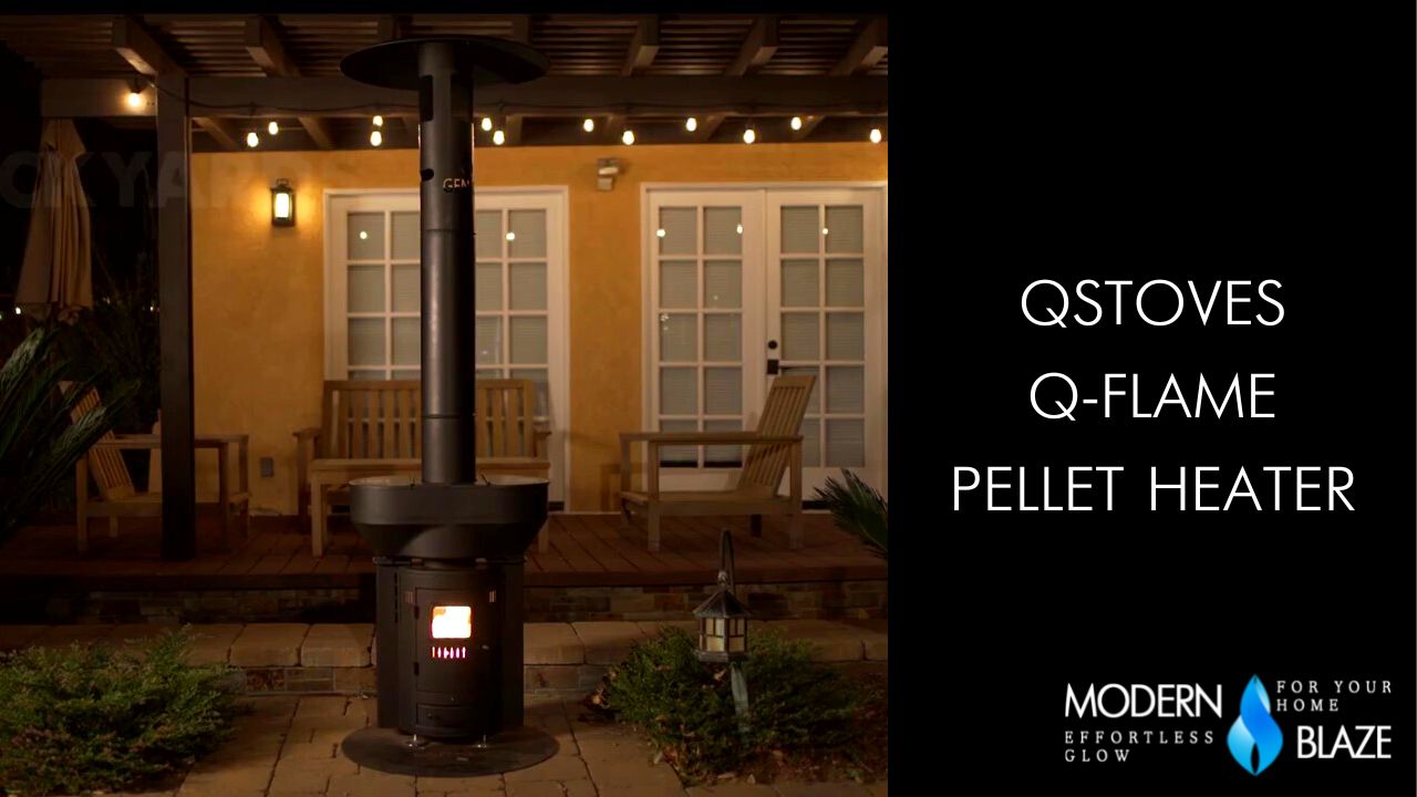  Q-Stoves Q-Flame Portable Wood Pellet Outdoor Heater