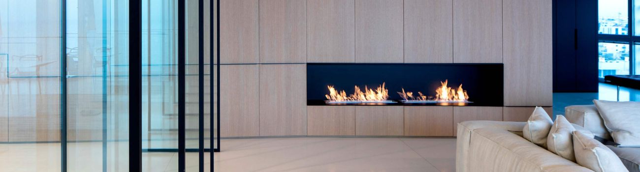 Linear Ethanol Fireplaces