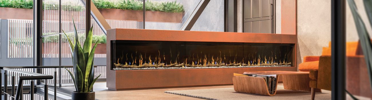 Linear Fireplaces