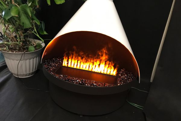 Malm Zircon 34-Inch Freestanding Vapor Fireplace