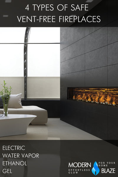 4 Types of Modern Ventless Fireplaces Safe for People and Environment