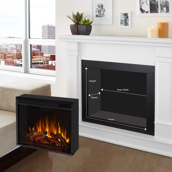 Image of fireplace measurements