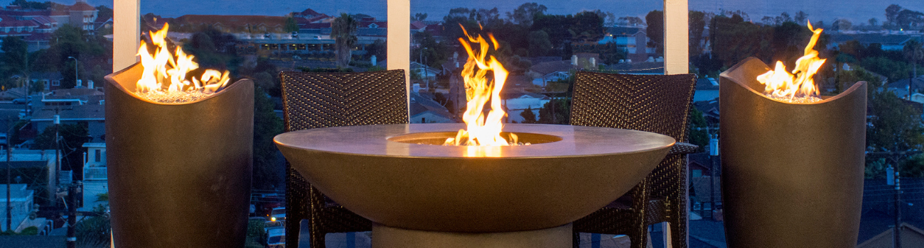 Round Fire Pit Table Collection