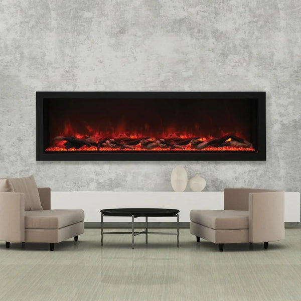 Image of Amantii Panorama XT 72-Inch Indoor/Outdoor Smart Electric Fireplace