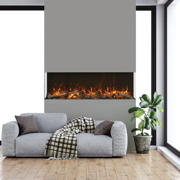 Image of Amantii TRU-VIEW XT Indoor/Outdoor 3-Sided Smart Electric Fireplace