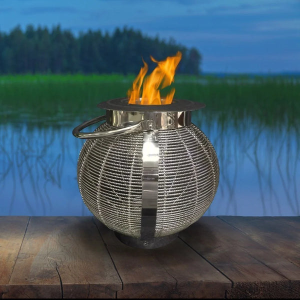 Image of Anywhere Fireplace Jupiter 2 in 1 Gel Firepot or Lantern