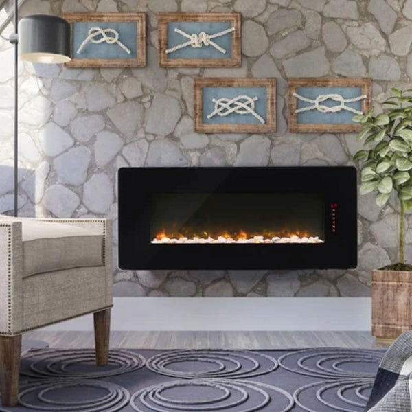 Image of Dimplex Winslow Curved Wall Mounted/Tabletop Electric Fireplace