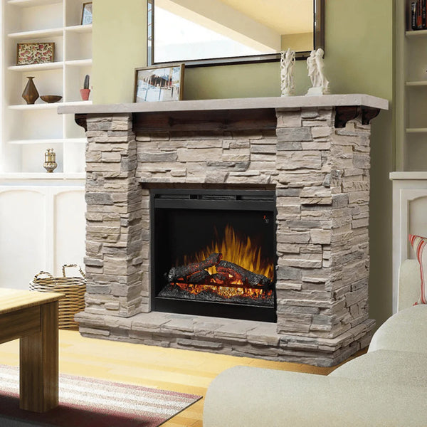 Image of Dimplex Featherston Electric Fireplace and Mantel Package