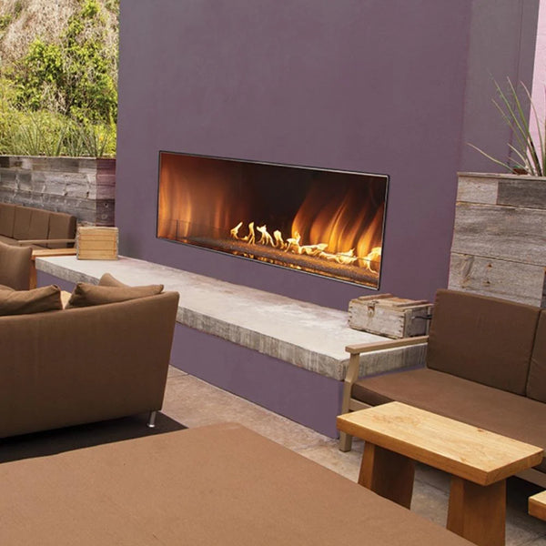 Image of Empire Carol Rose Vent-Free Outdoor Linear Gas Fireplace