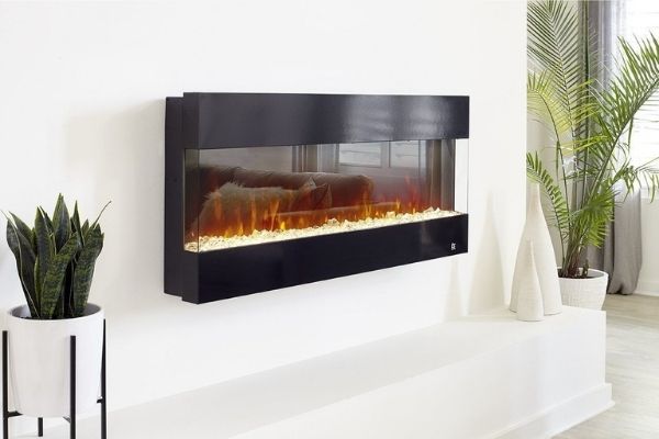 Touchstone Fury - 50" 3-Sided Recessed Electric Fireplace