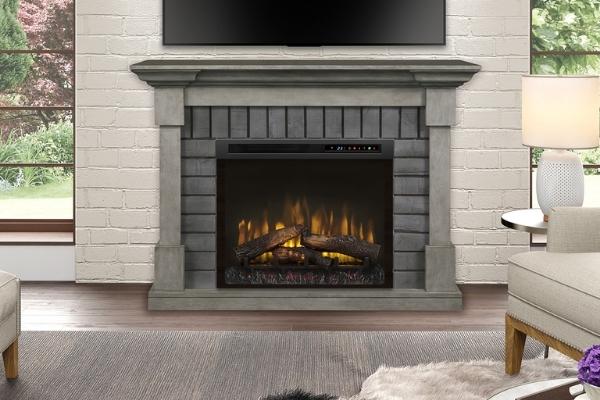 Dimplex Royce 52-Inch Electric Fireplace and Mantel Package