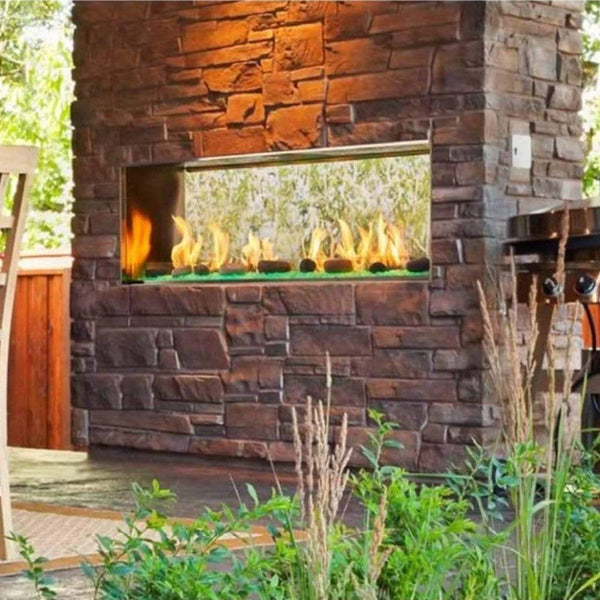 Image of Majestic Lanai 48" See-Through Vent-Free Outdoor Natural Gas Fireplace