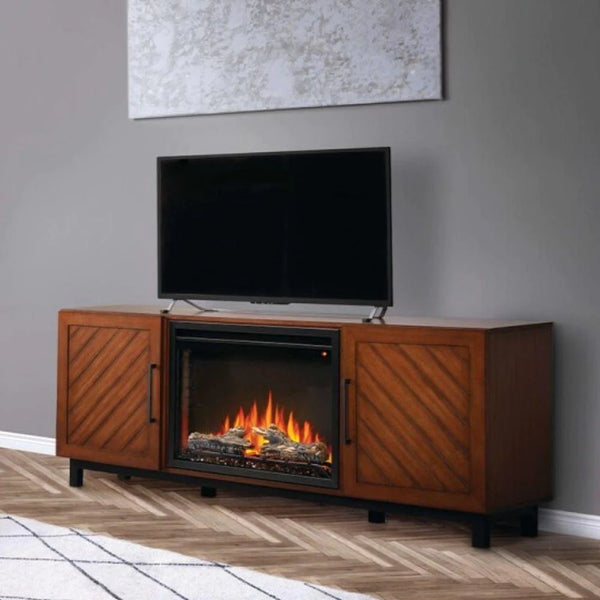 Image of Napoleon Essential Series The Bella TV Stand with Electric Fireplace for 70-Inch TV