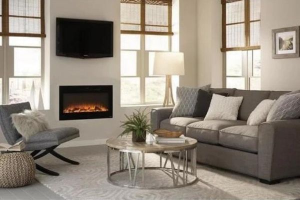 Touchstone Sideline 45" - Recessed Electric Fireplace