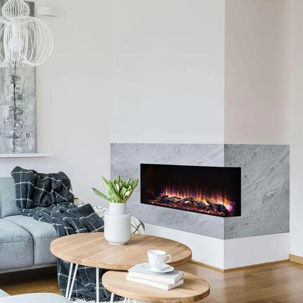 Image of Simplifire Scion Trinity 3-Sided Built-in Electric Fireplace