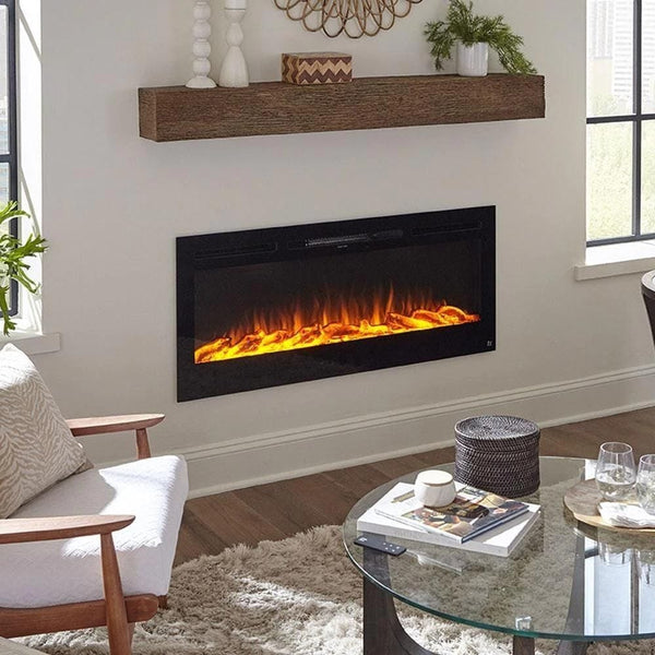 Image of Touchstone Sideline 50-Inch Recessed Smart Electric Fireplace