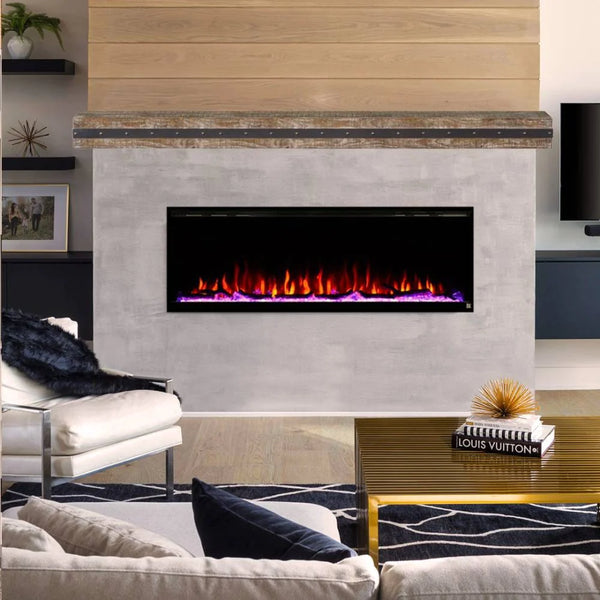 Image of Touchstone Sideline Elite 60-Inch Electric Fireplace with Industrial Mantel