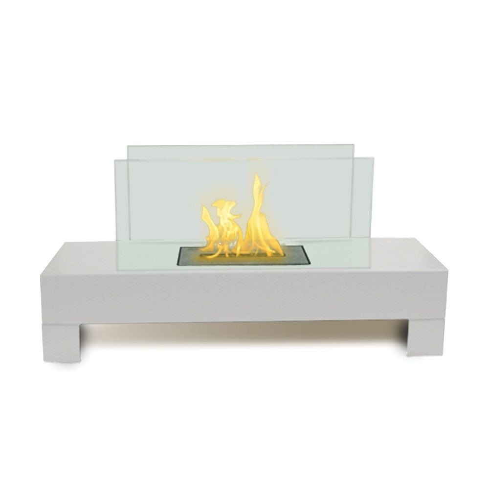 Anywhere Fireplace Chatsworth Silver Tabletop Bio-ethanol Gel Fuel