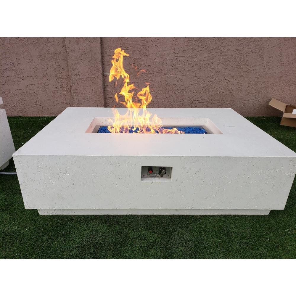 Wine Barrel Dude Coffee Table 46-Inch Gas Fire Pit — Modern Blaze