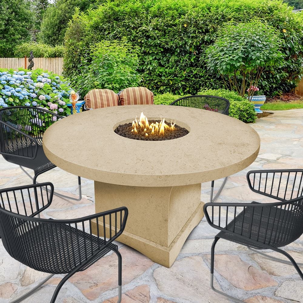 Round Fire Pit Tables  Warmth & Style for Your Patio — Modern Blaze