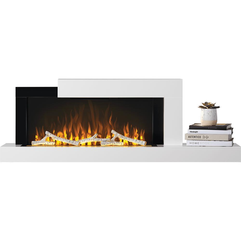 Goplus 36-in Recessed Electric Fireplace In-Wall Wall Mounted Electric  Heater in the Electric Fireplaces department at Lowes.com