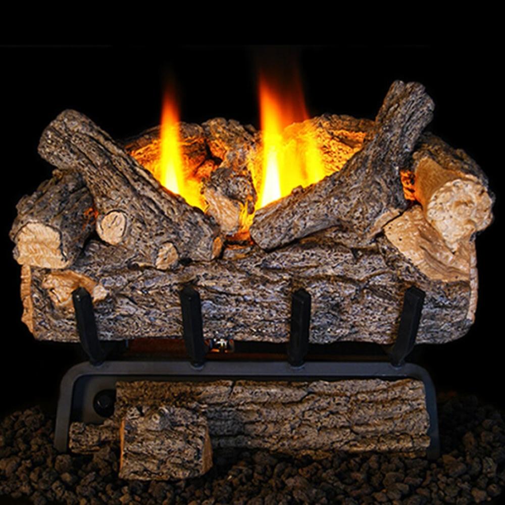  Comfort Flame Vent Free Gas Log Set River Canyon Oak