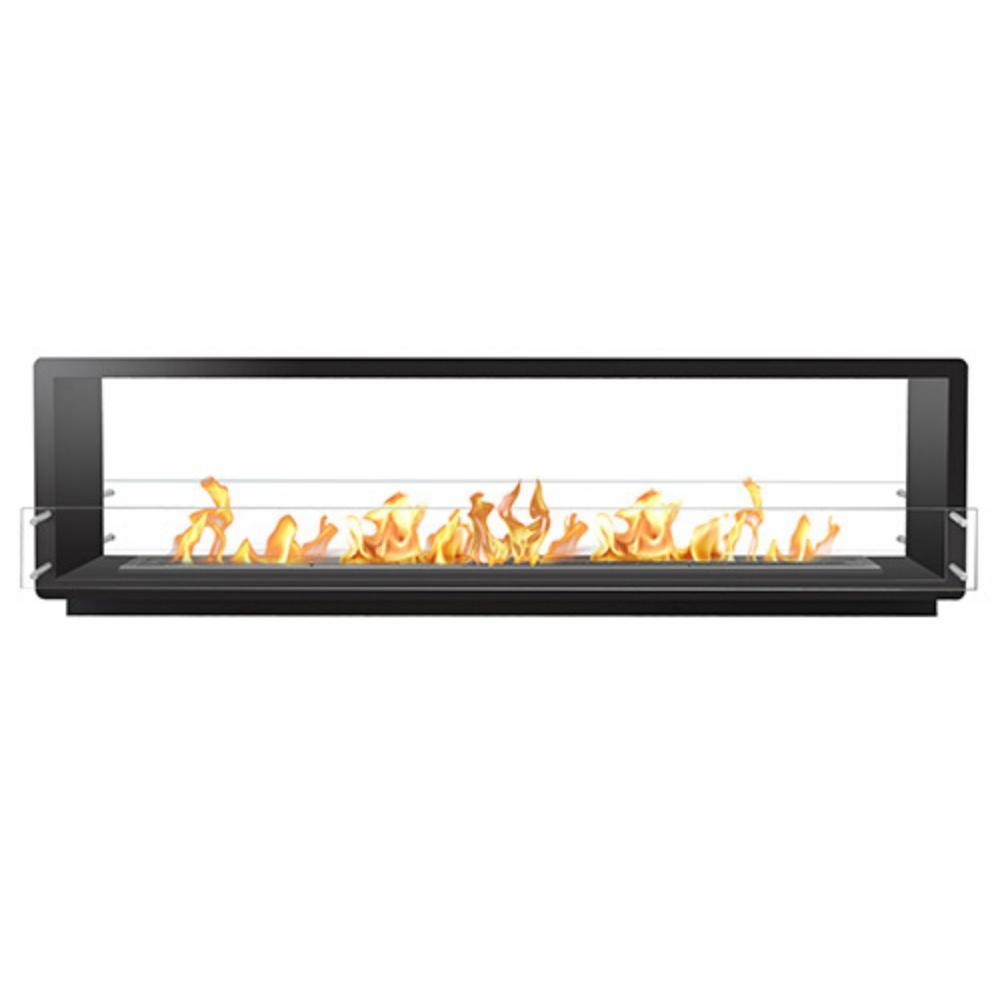 The Bio Flame 96 Firebox Ds See Through Ethanol Fireplace 2