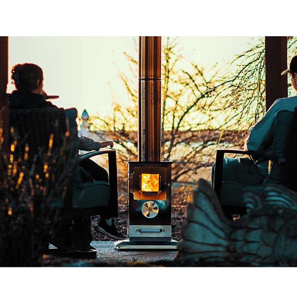 Timber Stoves Big Timber Elite Pellet Patio Heater — Modern Blaze