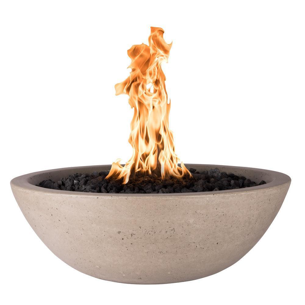 Top Fires OPT-33RFOE - 33" Round Electronic Gas Fire Bowl ...