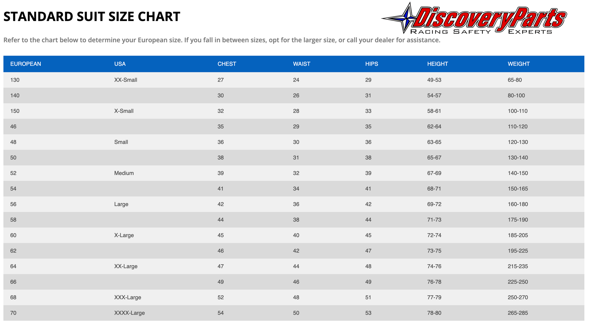 SPARCO MARTINI RACING REPLICA RACE SUIT SIZE CHART