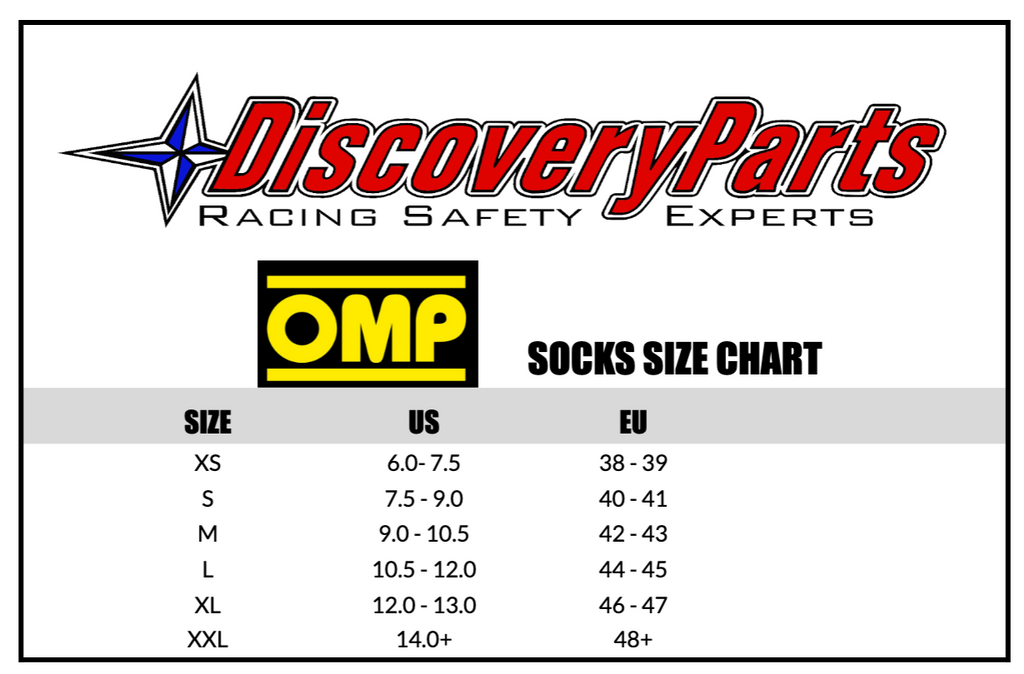 OMP ONE SOCK SIZE CHART HOW TO SELECT THE CORRECT OMP ONE SOCK SIZE