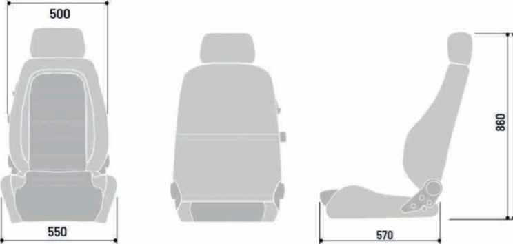 Sparco GT Seat Dimensions