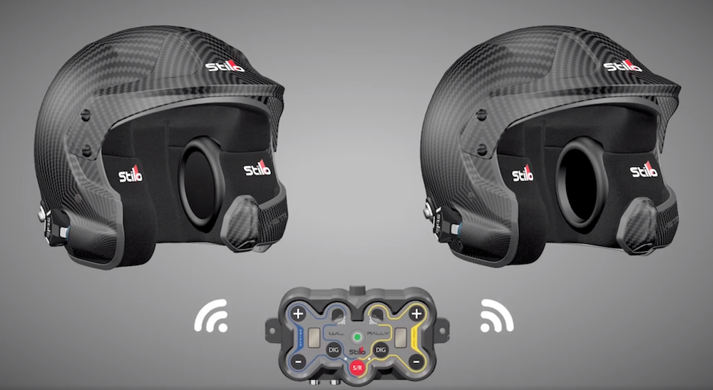 Stilo WRC Venti Range helmet wireless electronics