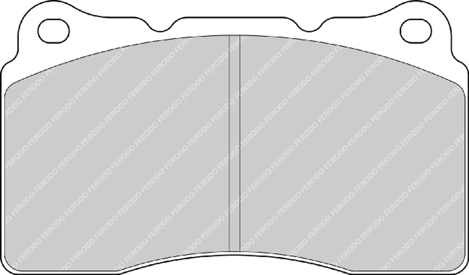 Ferodo FRP3067H DS2500 GM, Mustang, and Viper Brembo Brake Pads