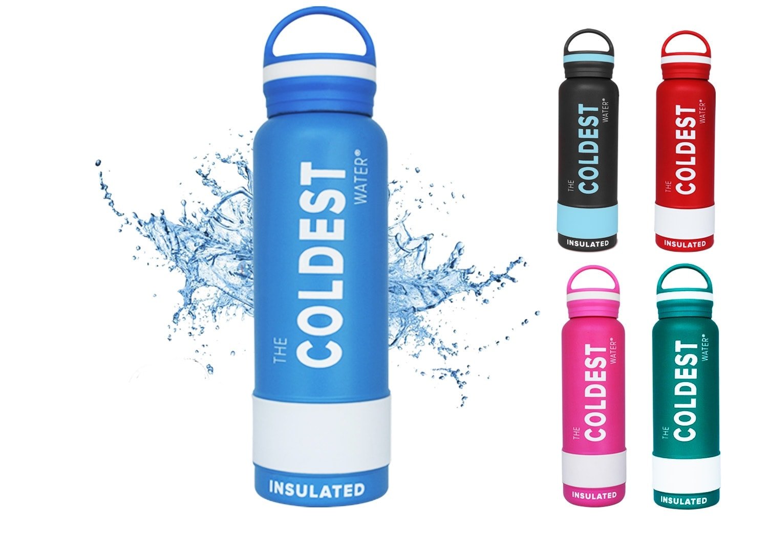 Coldest water bottle (Blue)