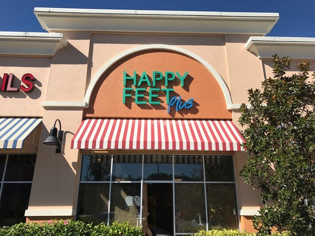 happy feet plus wesley chapel tampa storefront