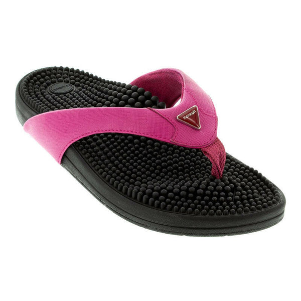 DeluxeComfort.com Reflexology Sandals Black & Pearl - Large Euro size on  the sole is 41-42 which is Mens 8-9 Womens 9.5 -- reflexology sandals --  acupressure sandals -- kenkoh -- cute feet -- massage men