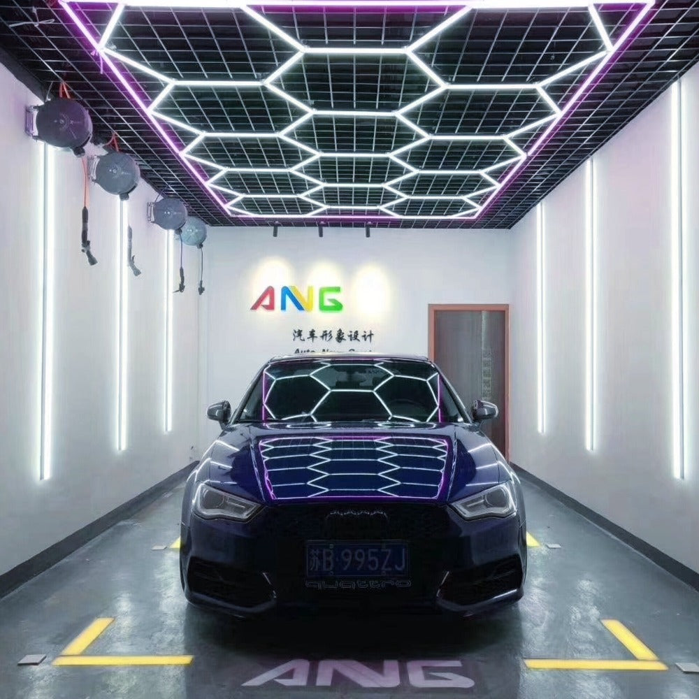 Hexagon_lights_garage_LED_Grid_Light