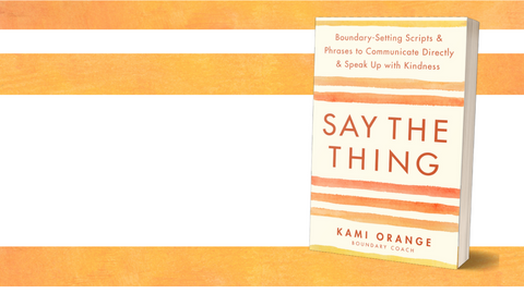 Front cover of the Say The Thing book