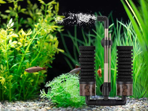 Twin Sponge Filter For Betta Fish Tank