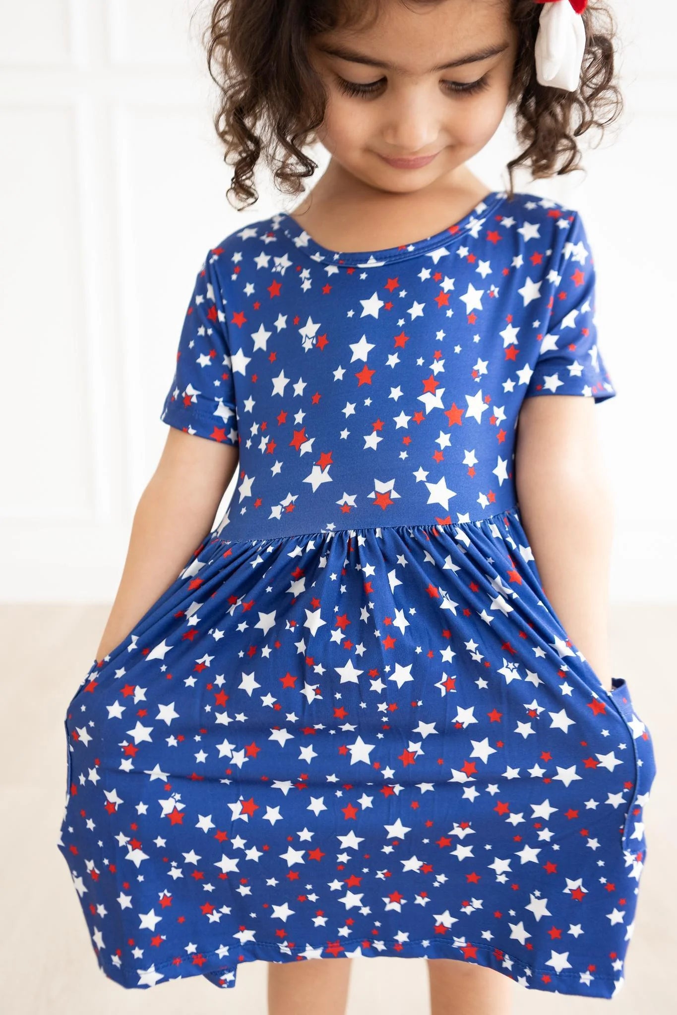 STAR BRIGHT POCKET TWIRL DRESS