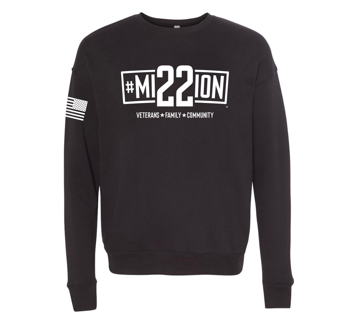 Product Image of Light Weight Crewneck - Black #1