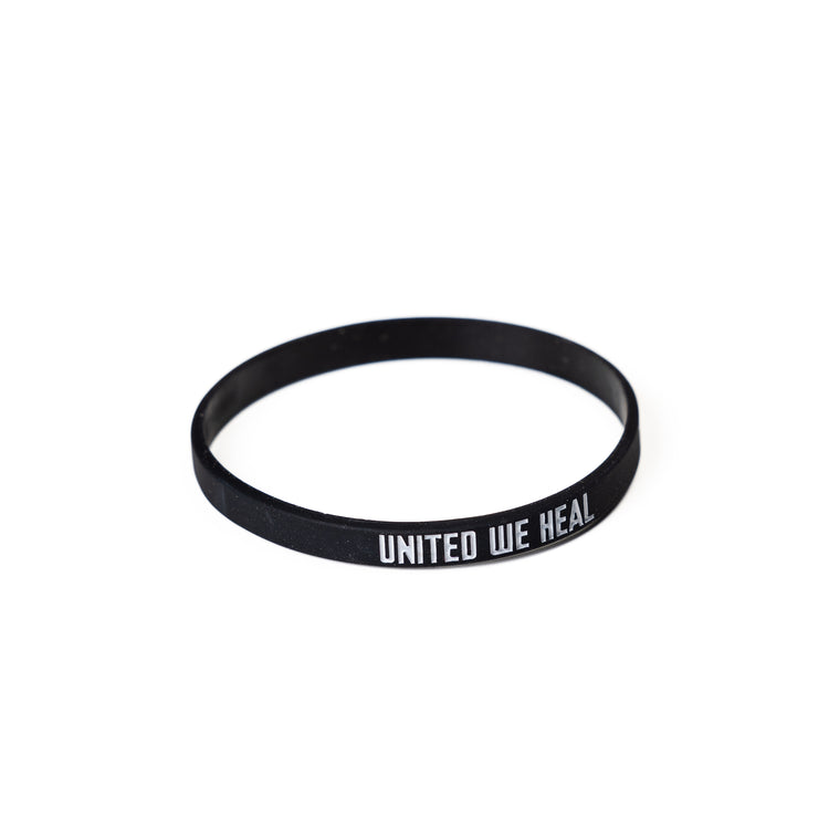 Product Image of Thin Support Wristband "United We Heal" (7") #1