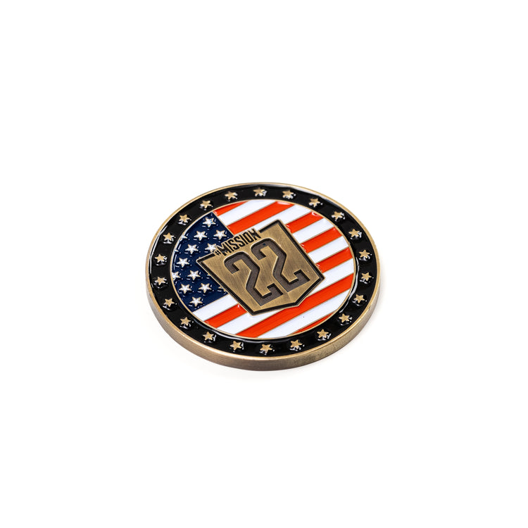 Product Image of Mission 22 Challenge Coin #1