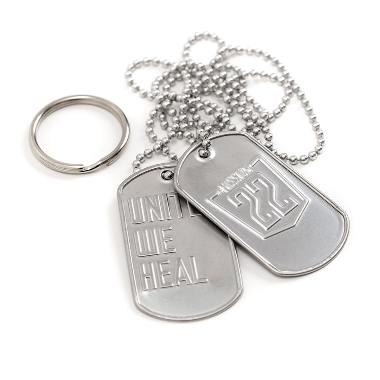 Military Dog Tag Necklace - Stainless Steel - Laser Engraved – My Custom ID™