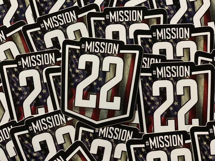 Product Image of Mission 22 Flag Decal #1