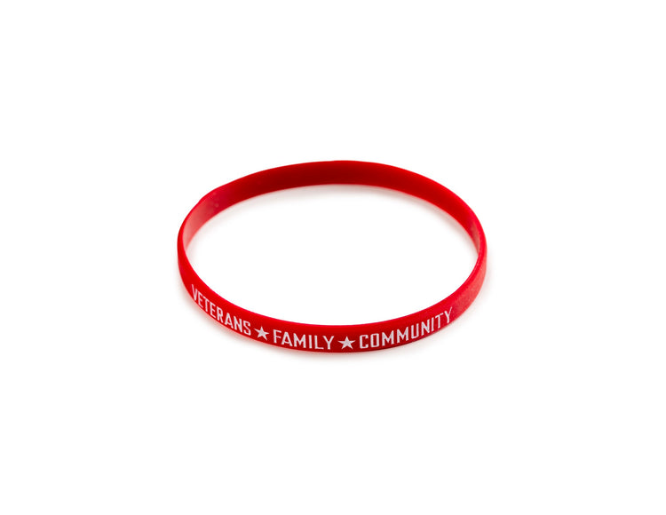 Product Image of Thin Support Wristband "Veterans Family Community" #3
