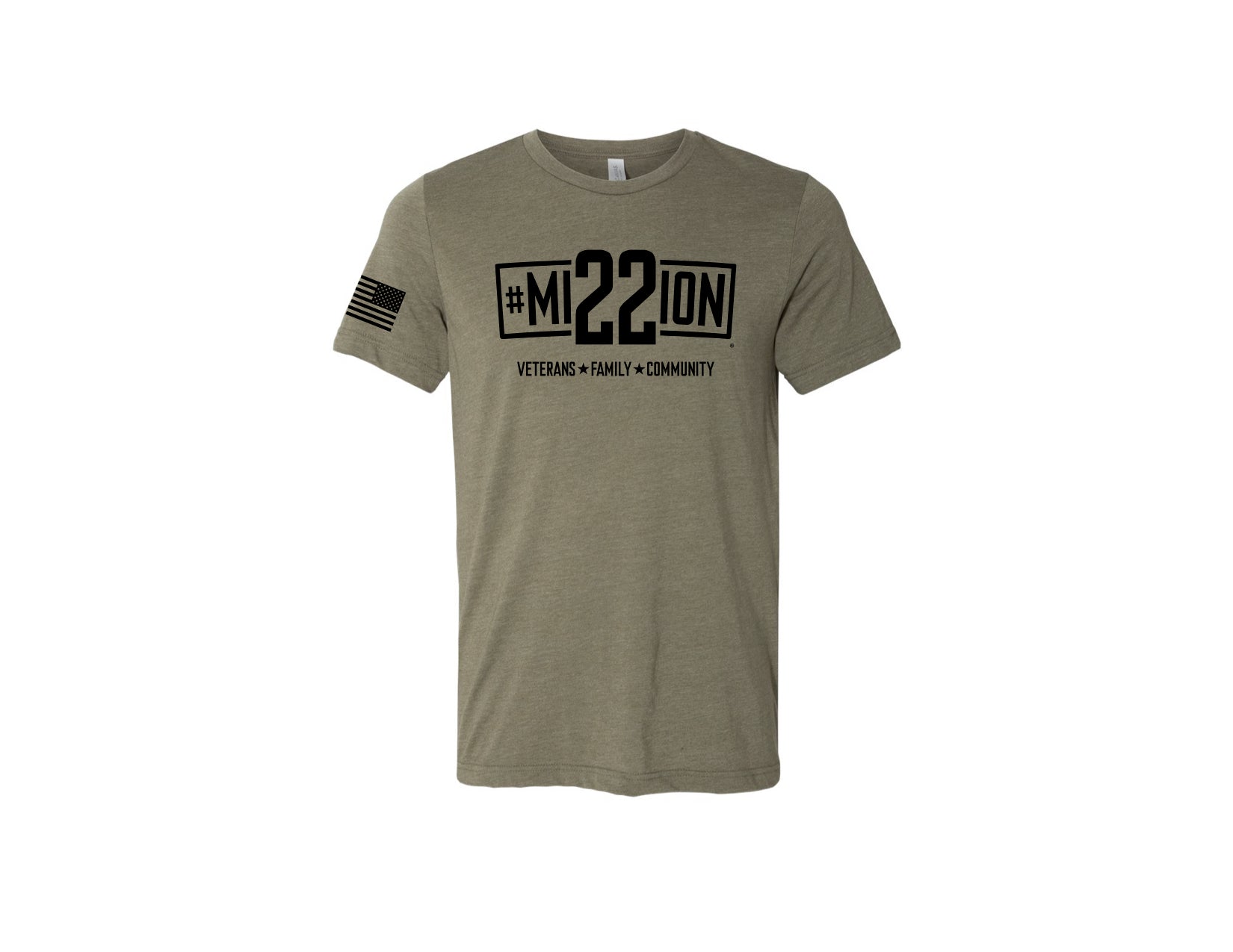 Product Image of Mission 22 Olive / Military Green Tee #1