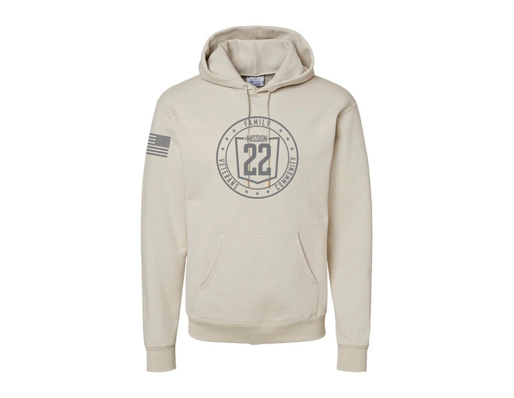Product Image of Veterans Family Community Hoodie - Sand #1